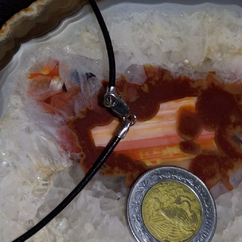 'Terrawver' Australian White Opal, Tigers Eye Tower & Raw Citrine Necklace - Picture 8 of 8